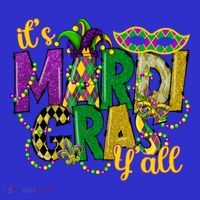 Its Mardi Gras Yall Mardi Gras Party Mask Costume Gift Baby Bodysuit thumb 2