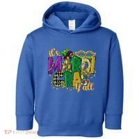 Its Mardi Gras Yall Mardi Gras Party Mask Costume Gift Toddler Hoodie thumb 0