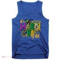 Its Mardi Gras Yall Mardi Gras Party Mask Costume Gift Tank Top thumb 0