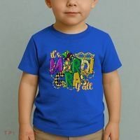 Its Mardi Gras Yall Mardi Gras Party Mask Costume Gift Toddler T-Shirt thumb 2