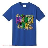 Its Mardi Gras Yall Mardi Gras Party Mask Costume Gift Kids T-Shirt thumb 0