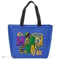 Its Mardi Gras Yall Mardi Gras Party Mask Costume Gift Tote Bag thumb 0