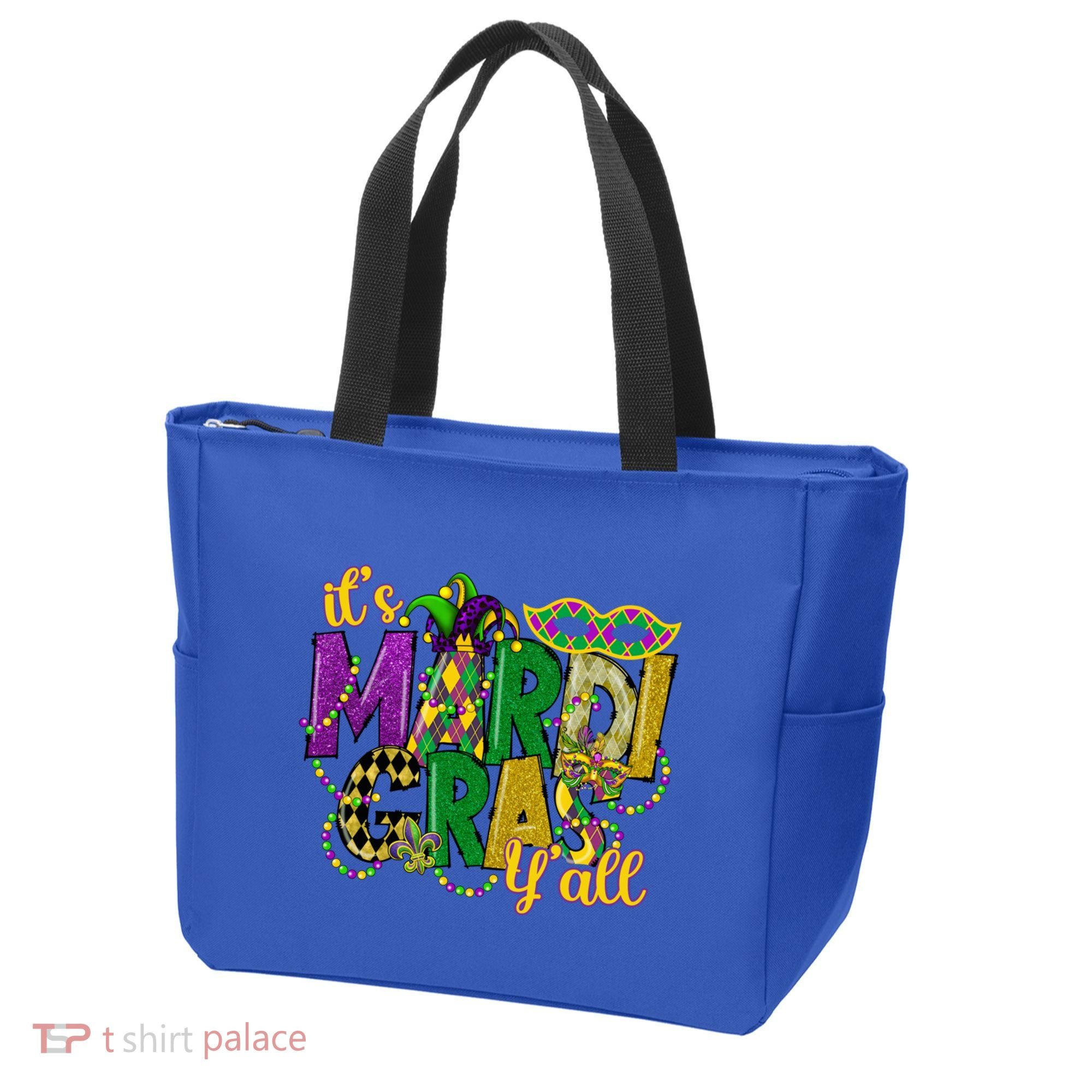 Its Mardi Gras Yall Mardi Gras Party Mask Costume Gift Tote Bag