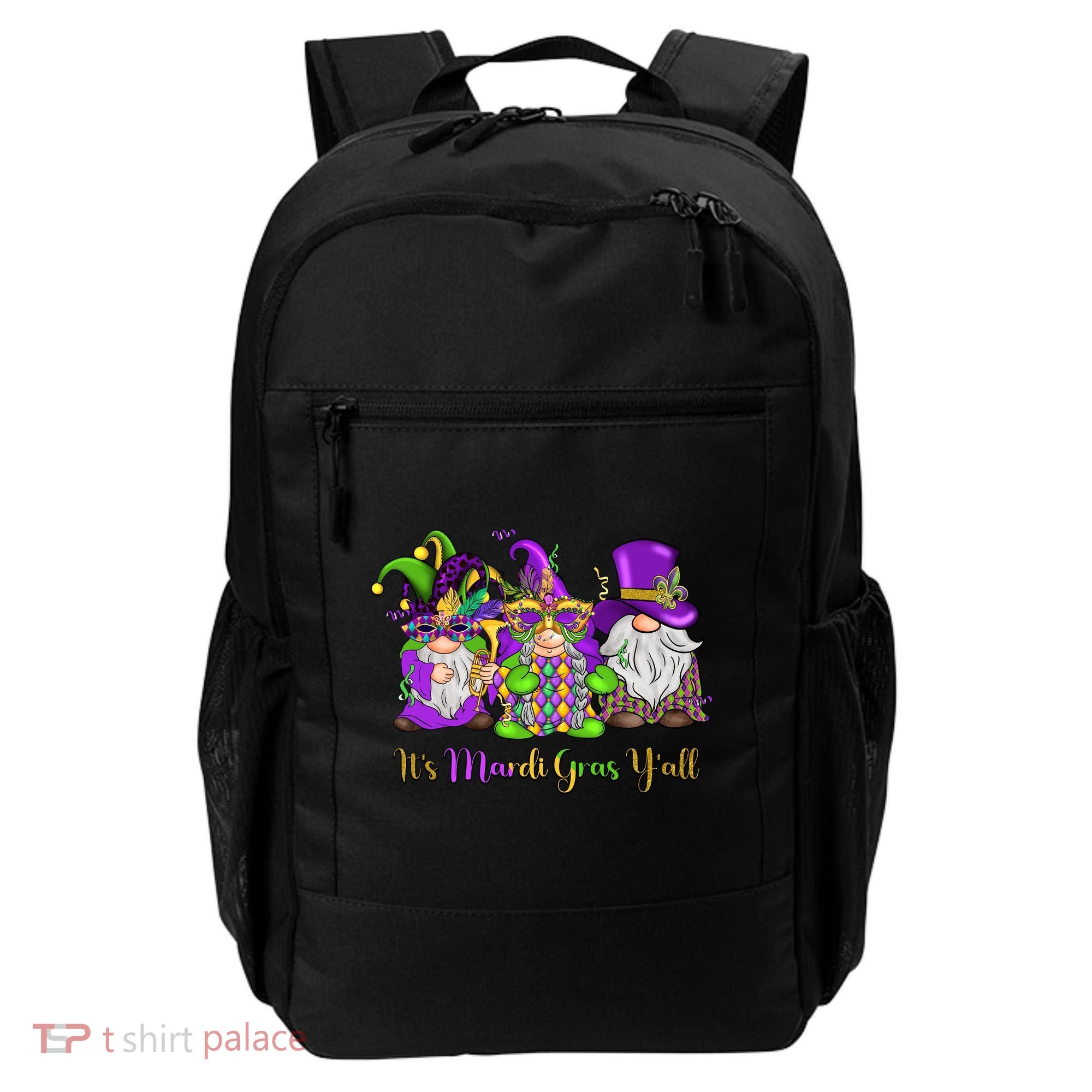 It's Mardi Gras Y'all Gnome Fat Tuesday Gift Fleur De Lis Backpack