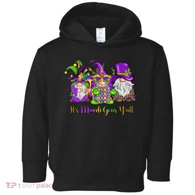 It's Mardi Gras Y'all Gnome Fat Tuesday Gift Fleur De Lis Toddler Hoodie