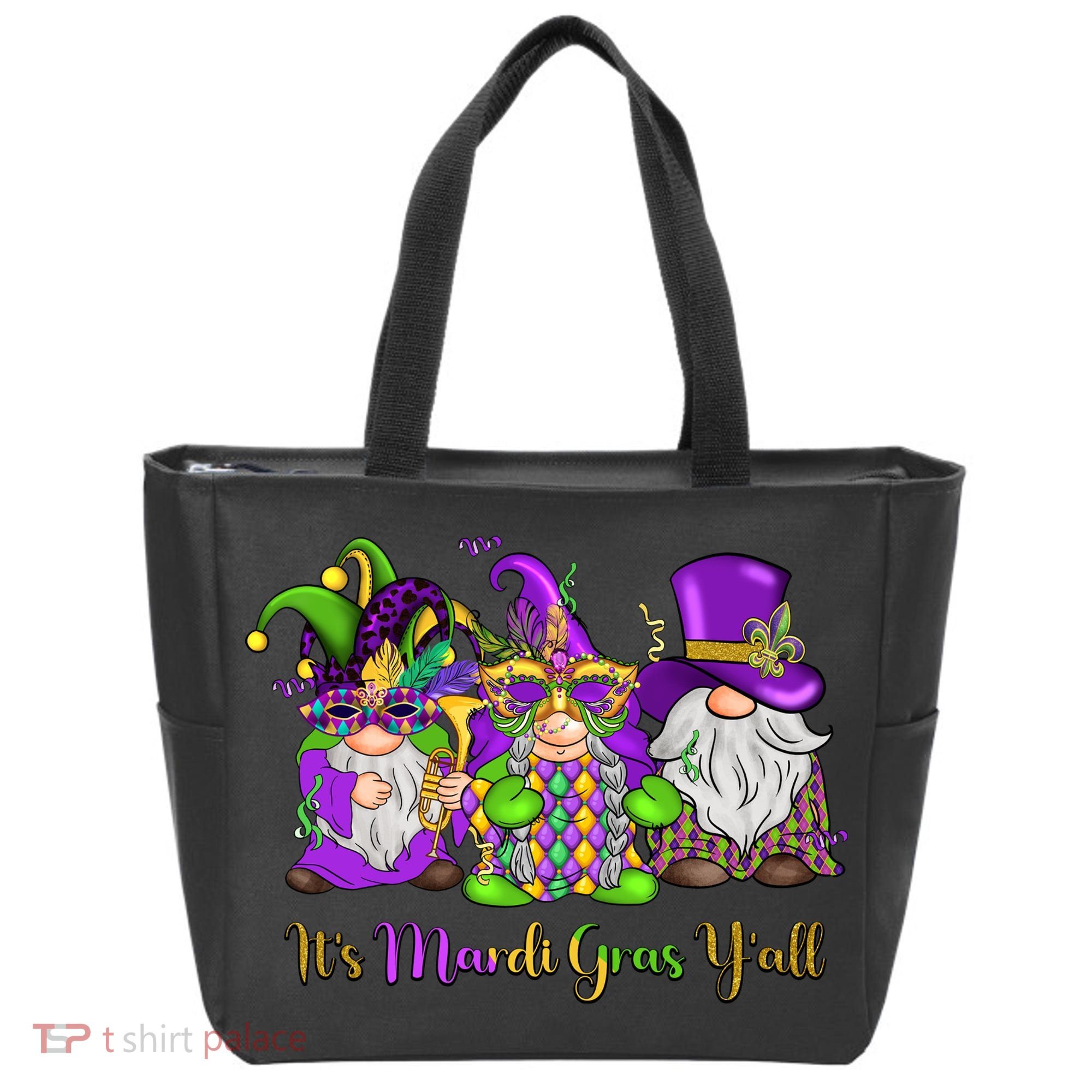 It's Mardi Gras Y'all Gnome Fat Tuesday Gift Fleur De Lis Tote Bag