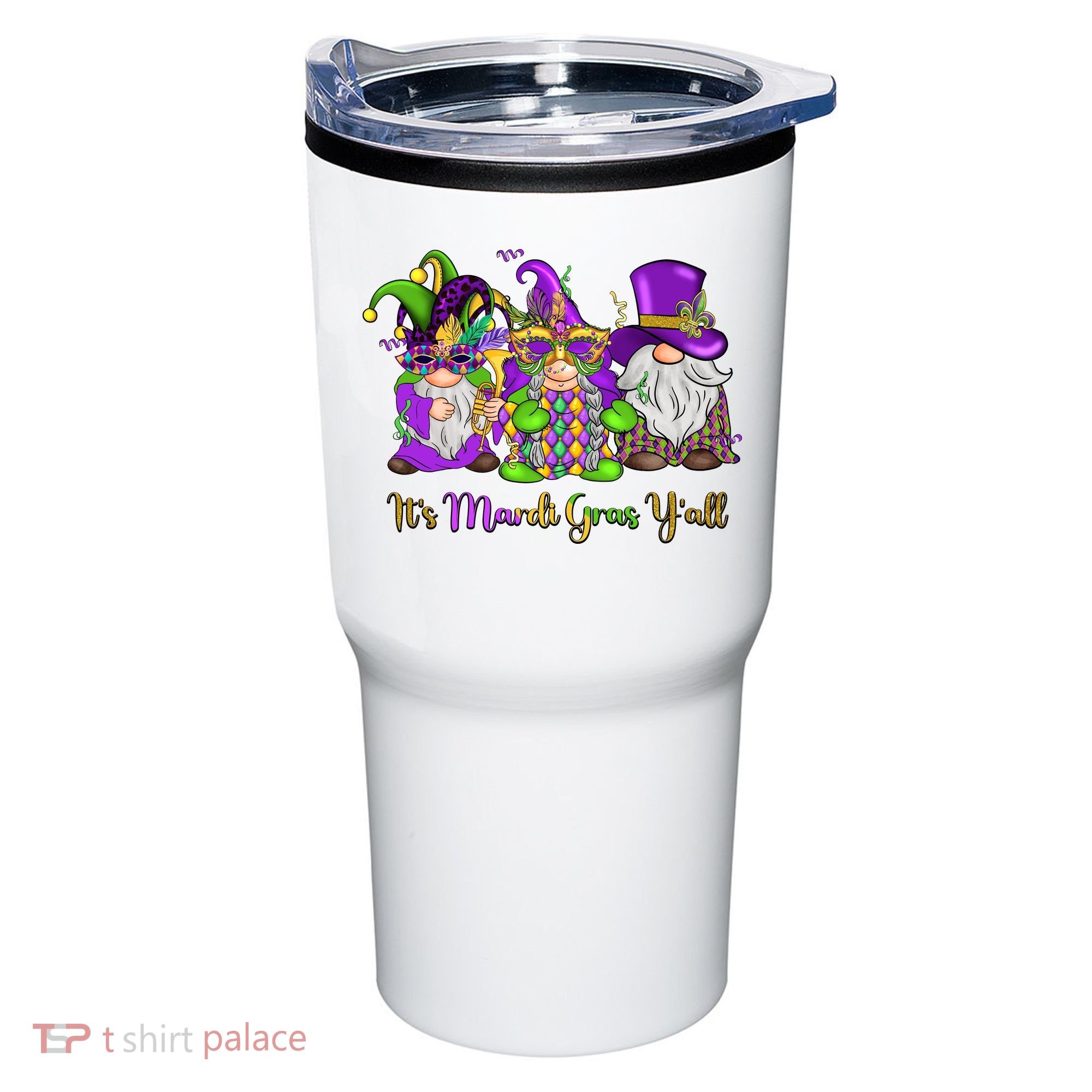It's Mardi Gras Y'all Gnome Fat Tuesday Gift Fleur De Lis Tumbler