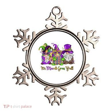 It's Mardi Gras Y'all Gnome Fat Tuesday Gift Fleur De Lis Ornament