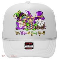 It's Mardi Gras Y'all Gnome Fat Tuesday Gift Fleur De Lis Hat thumb 0