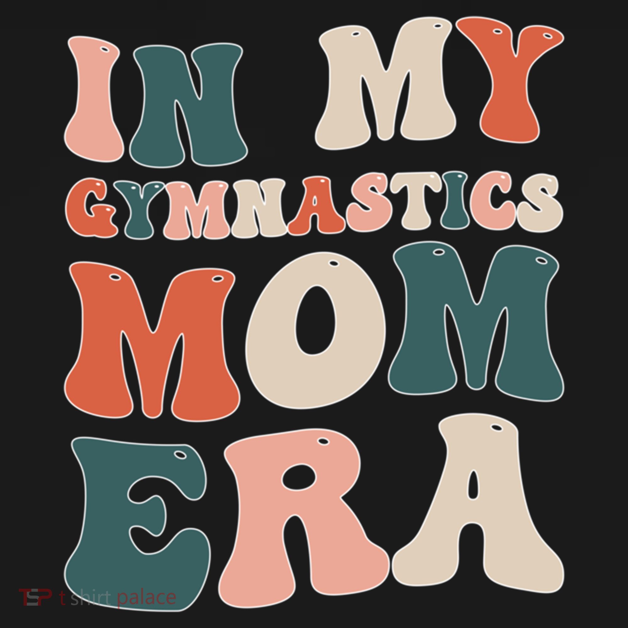 In My Gymnastics Mom Era Gift USA-Made Doggie Bandana