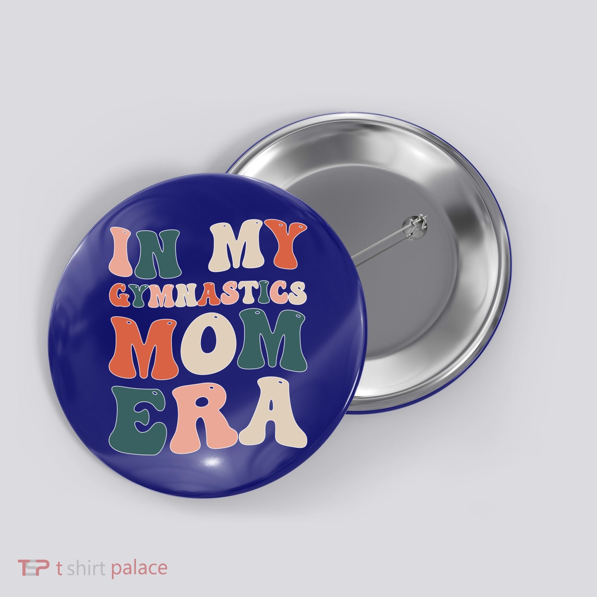 In My Gymnastics Mom Era Gift Button