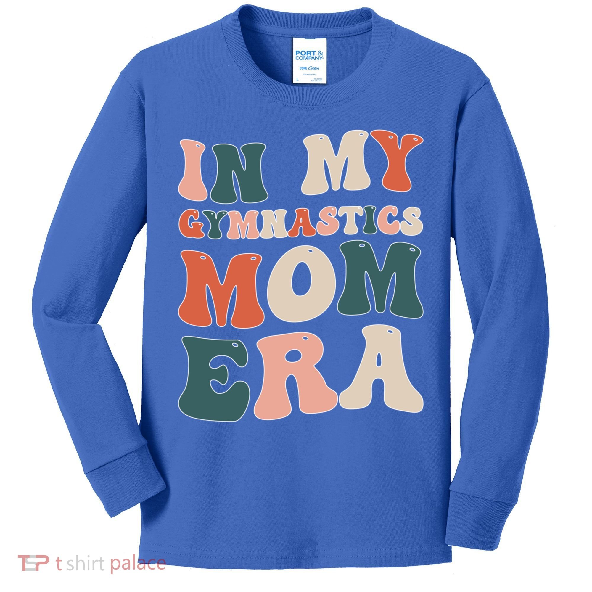 In My Gymnastics Mom Era Gift Kids Long Sleeve Shirt