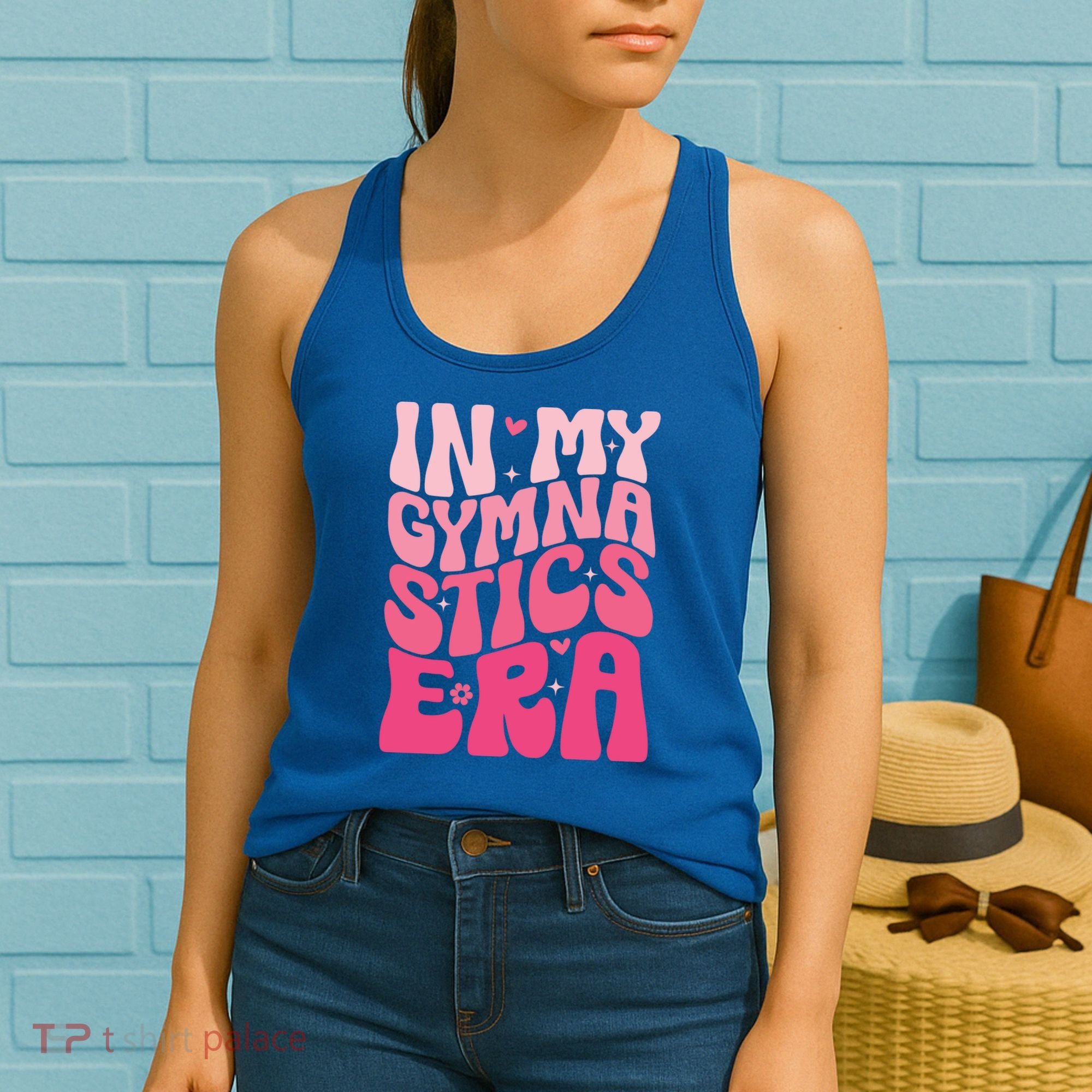 In My Gymnastics Era Groovy Gymnastics Birthday Cool Gift Women's Tank Top