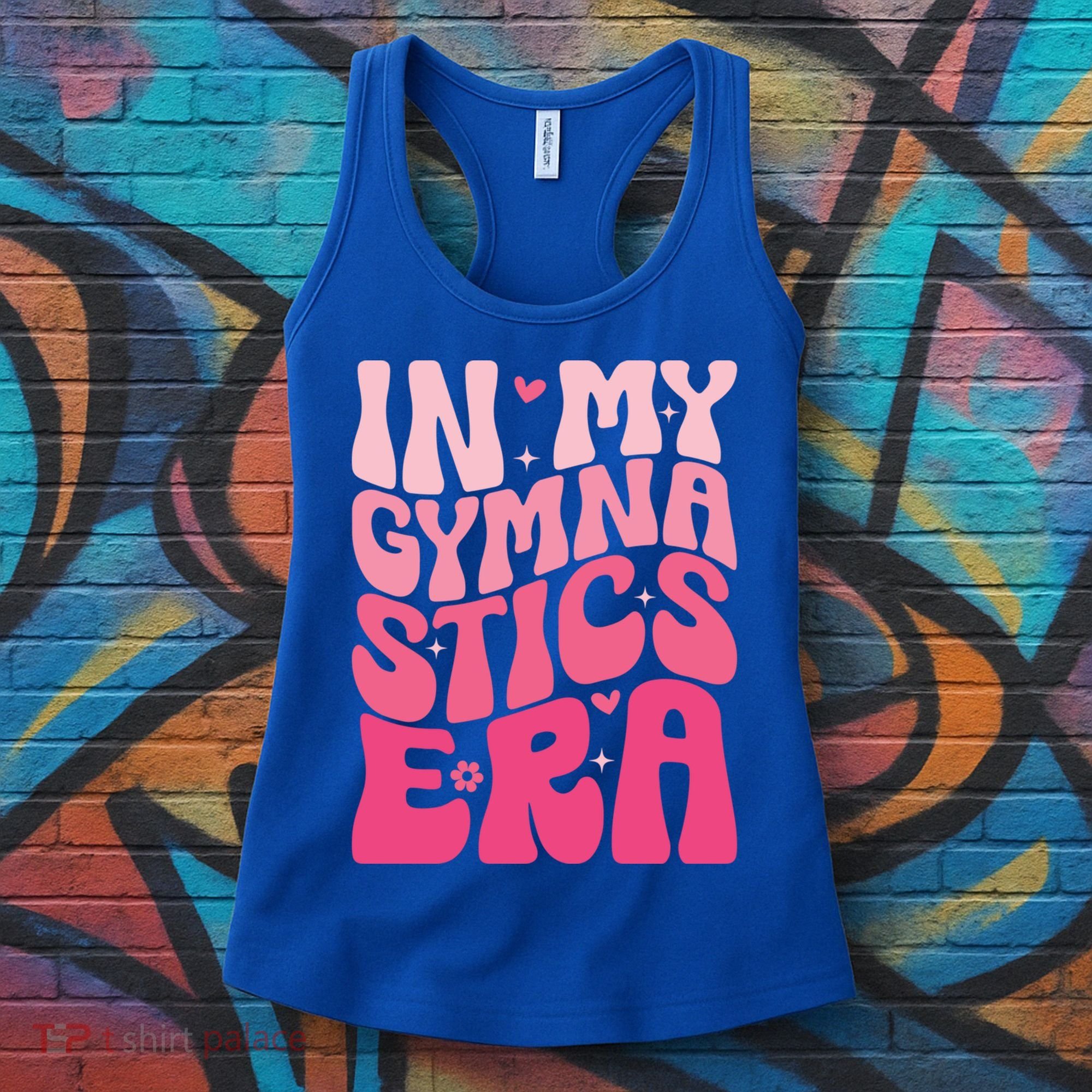 In My Gymnastics Era Groovy Gymnastics Birthday Cool Gift Women's Tank Top
