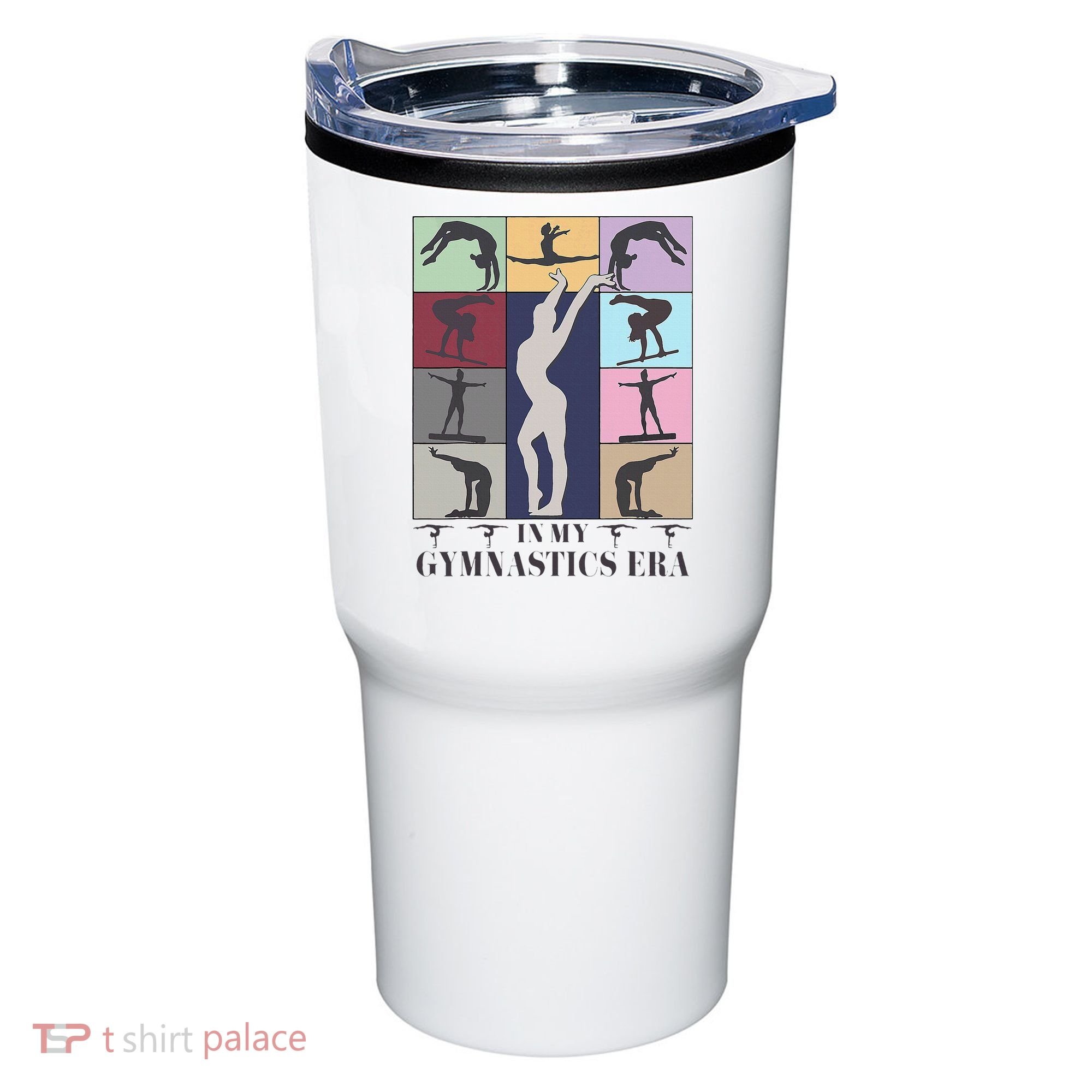 In My Gymnastics Era Gymnast Exercise Lovers Gymnastics Tumbler