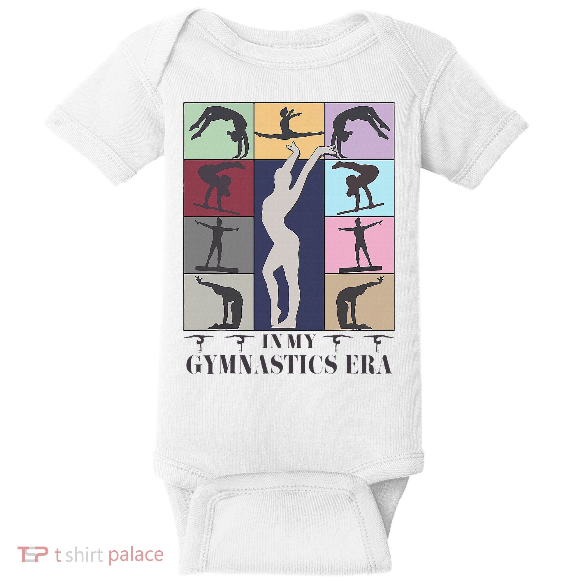 In My Gymnastics Era Gymnast Exercise Lovers Gymnastics Baby Bodysuit