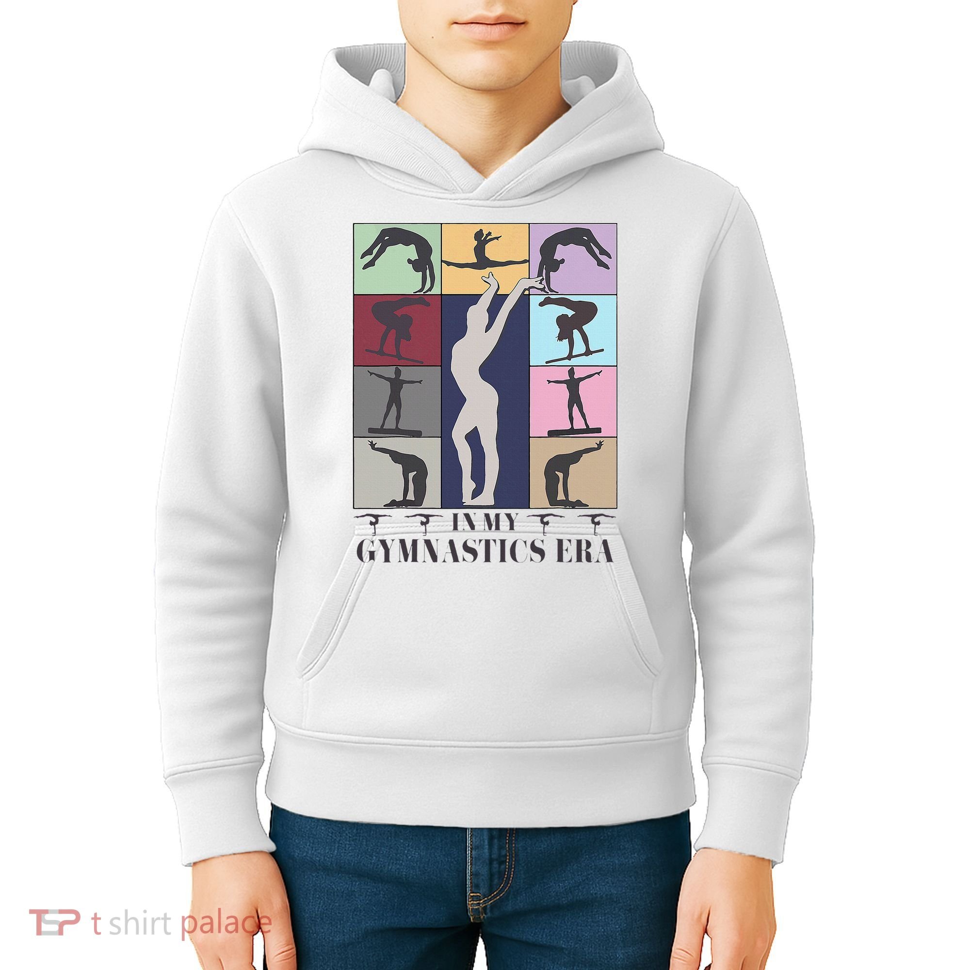 In My Gymnastics Era Gymnast Exercise Lovers Gymnastics Kids Hoodie