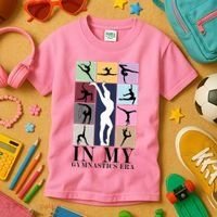 In My Gymnastics Era Kids T-Shirt thumb 3
