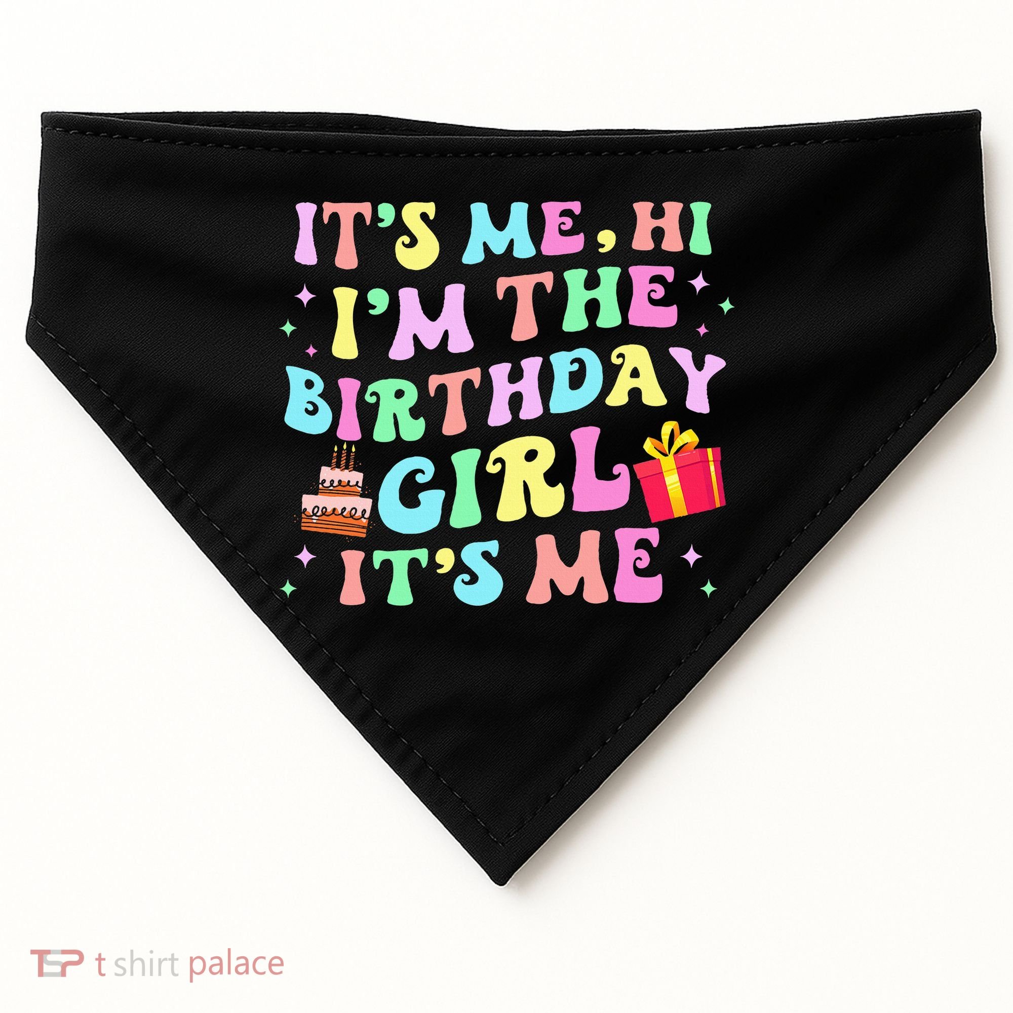 Its Me Hi Im The Birthday  Its Me Birthday Party USA-Made Doggie Bandana