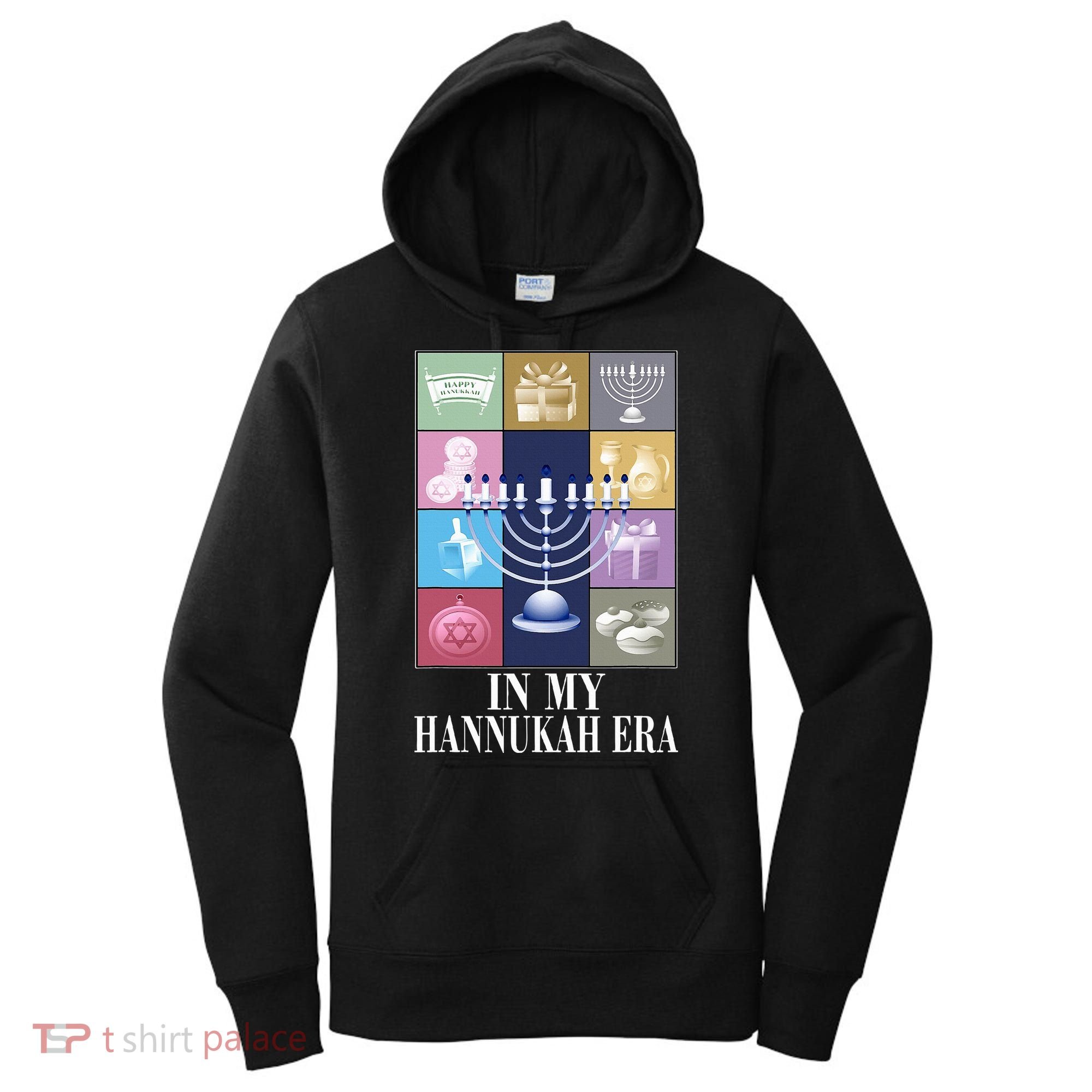 In My Hanukkah Era Ugly Jewish Xmas Funny Christmas Hanukkah   Women's Hoodie