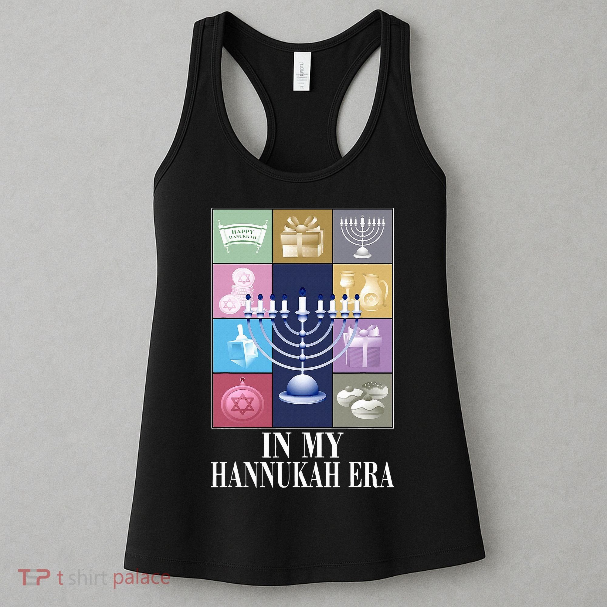 In My Hanukkah Era Ugly Jewish Xmas Funny Christmas Hanukkah   Women's Tank Top