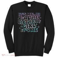 It's Me Hi I'm Birthday Girl It's Me Groovy  Sweatshirt thumb 0