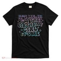 It's Me Hi I'm Birthday Girl It's Me Groovy  T-Shirt thumb 0