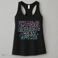 It's Me Hi I'm Birthday Girl It's Me Groovy  Women's Tank Top thumb 3