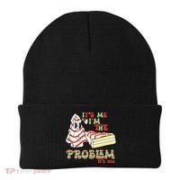 Its Me Hi Im The Problem Its Me Christmas Tree Cake Beanie thumb 0