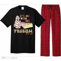 Its Me Hi Im The Problem Its Me Christmas Tree Cake Pajama Set thumb 0