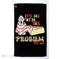 Its Me Hi Im The Problem Its Me Christmas Tree Cake Golf Towel thumb 0