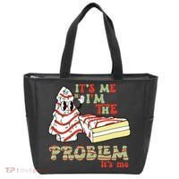 Its Me Hi Im The Problem Its Me Christmas Tree Cake Tote Bag thumb 0