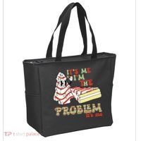 Its Me Hi Im The Problem Its Me Christmas Tree Cake Tote Bag thumb 2