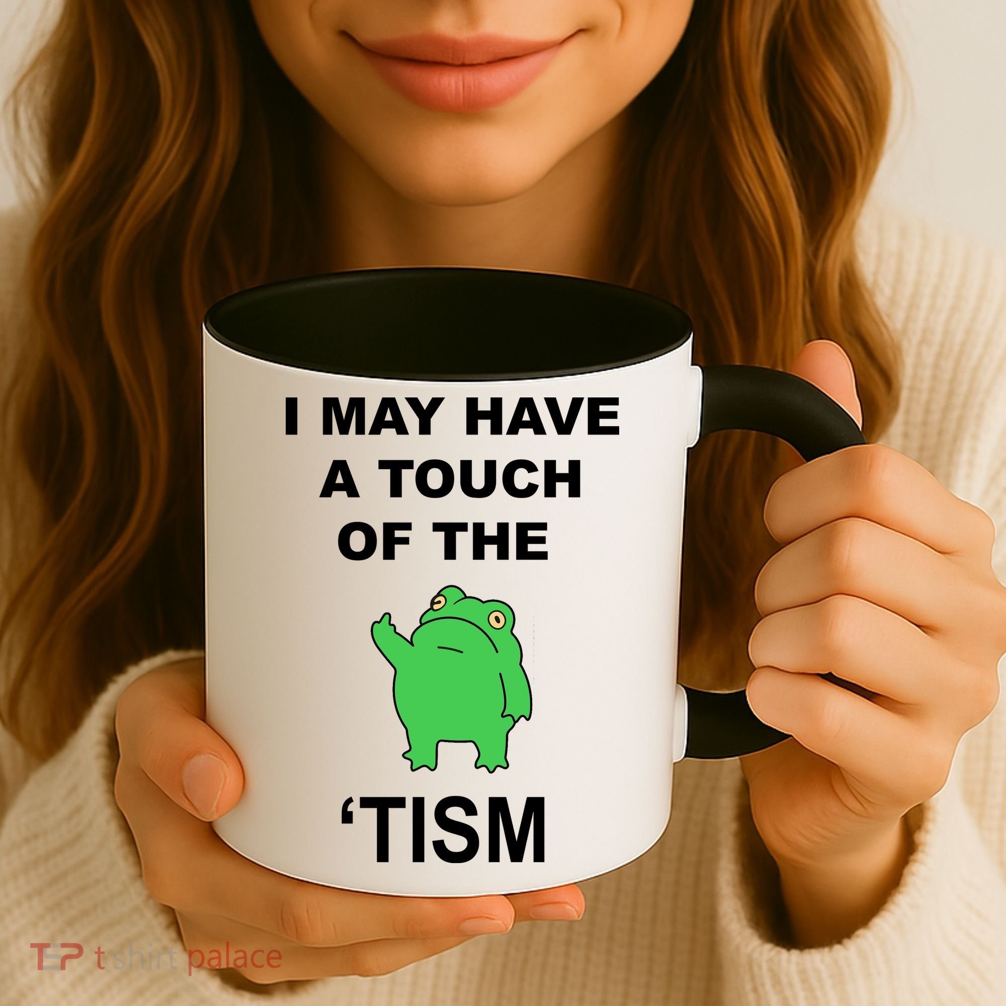 I May Have A Touch Of The Tism Frog Coffee Mug