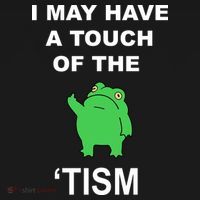 I May Have A Touch Of The Tism Frog Women's Hoodie thumb 2