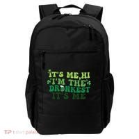 It's Me, Hi, I'm The Drunkest Funny Drinking St Patricks Day Backpack thumb 0