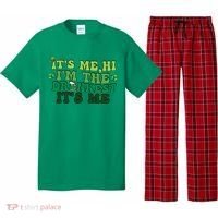 It's Me, Hi, I'm The Drunkest Funny Drinking St Patricks Day Pajama Set thumb 0