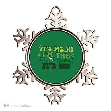 It's Me, Hi, I'm The Drunkest Funny Drinking St Patricks Day Ornament