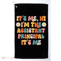 Its Me Hi Im The Ap Its Me Funny Assistant Principal Golf Towel thumb 0