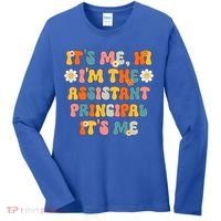 Its Me Hi Im The Ap Its Me Funny Assistant Principal Women's Long Sleeve Shirt thumb 0