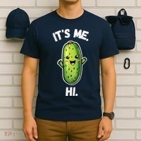 It's Me Hi I'm The Pickle Funny Pickles Lover T-Shirt thumb 6