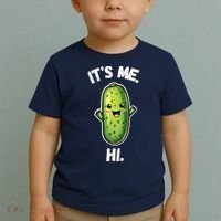 It's Me Hi I'm The Pickle Funny Pickles Lover Toddler T-Shirt thumb 2