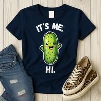 It's Me Hi I'm The Pickle Funny Pickles Lover Women's T-Shirt thumb 3
