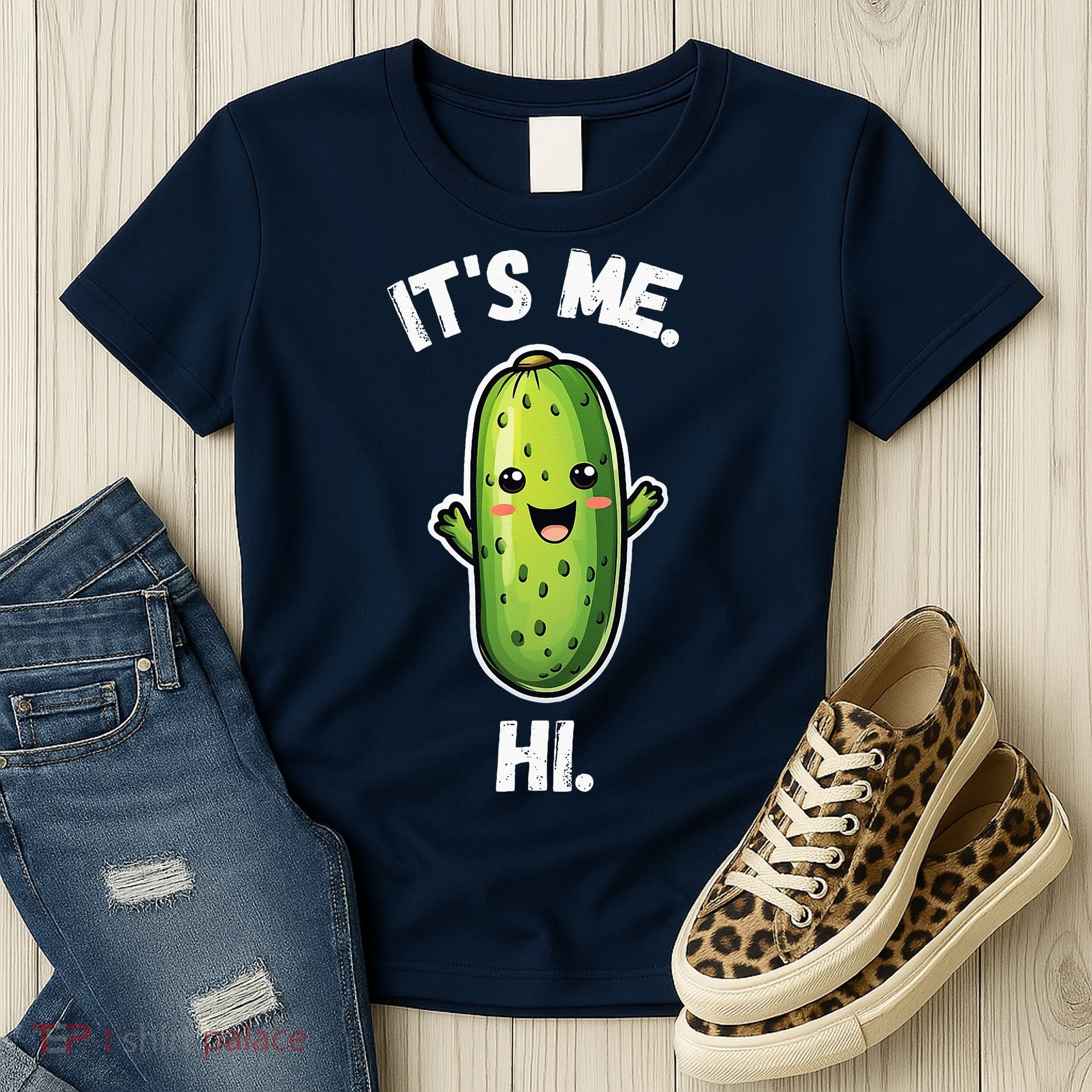 It's Me Hi I'm The Pickle Funny Pickles Lover Women's T-Shirt
