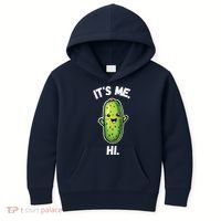 It's Me Hi I'm The Pickle Funny Pickles Lover Kids Hoodie thumb 0