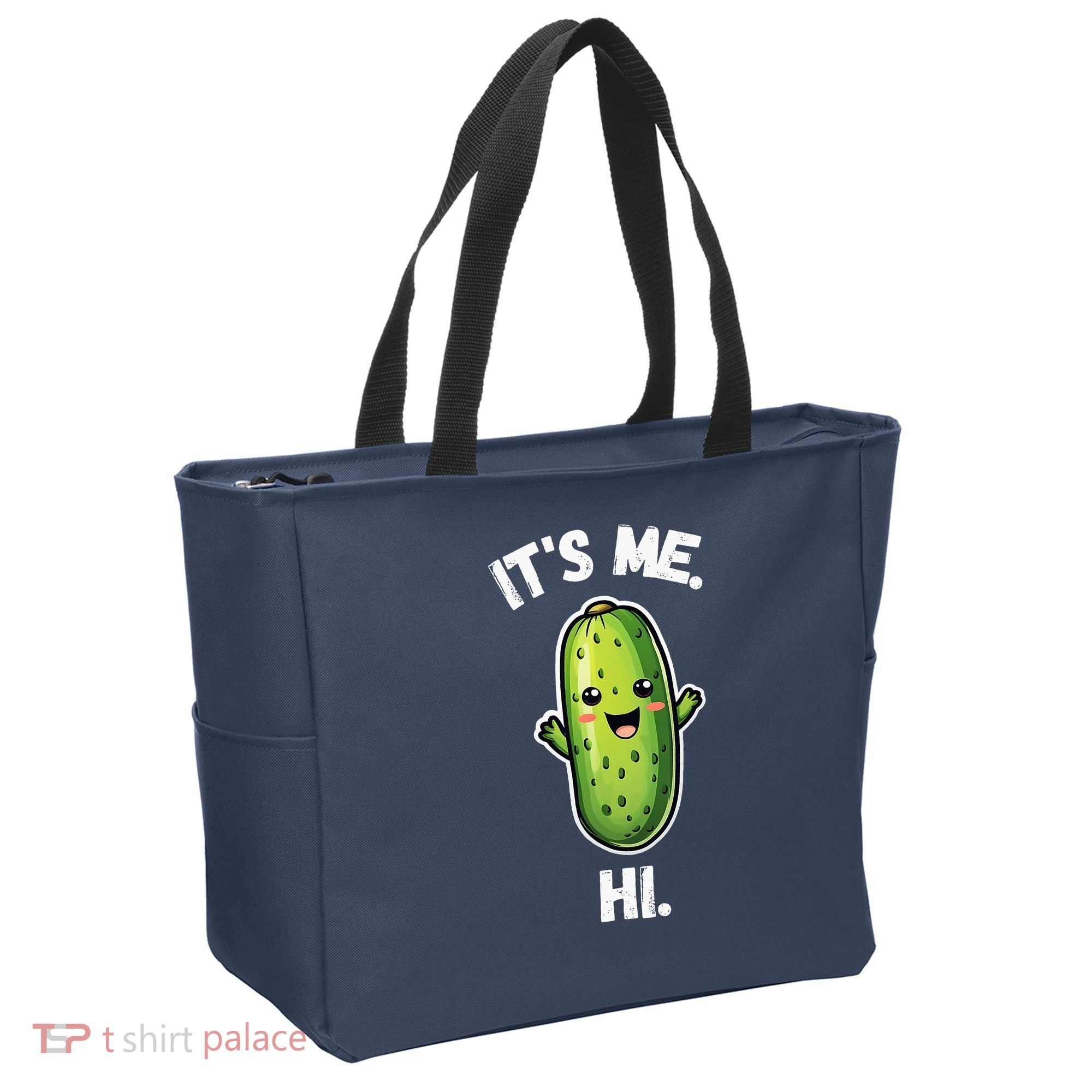 It's Me Hi I'm The Pickle Funny Pickles Lover Tote Bag