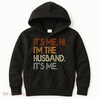 It's Me Hi I'm The Husband It's Me For Dad Husband Kids Hoodie thumb 0