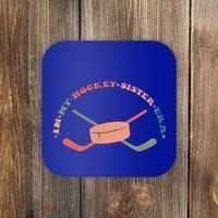 In My Hockey Sister Era Great Gift Coaster thumb 0