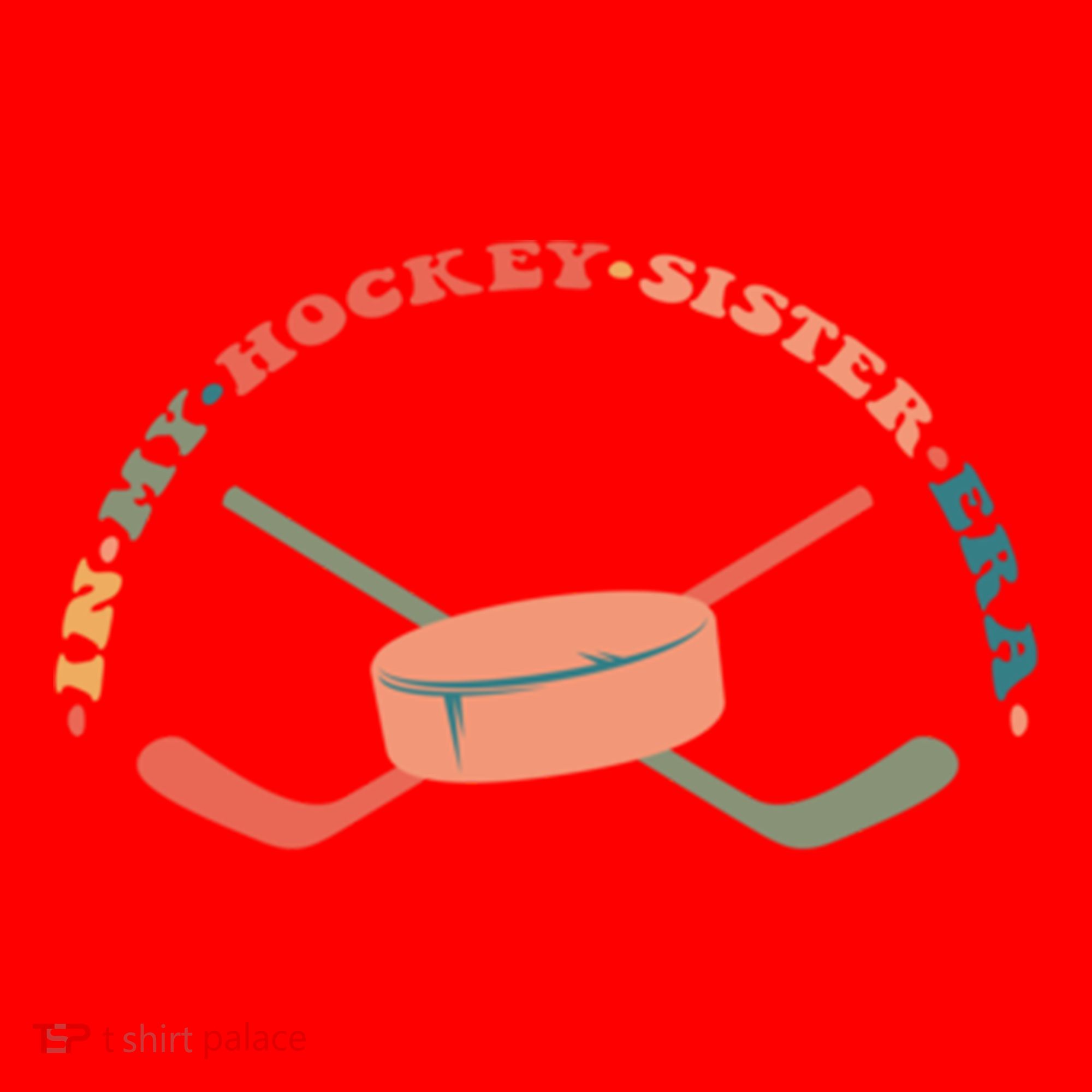 In My Hockey Sister Era Great Gift Santa Hat
