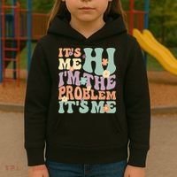 Its Me Hi I'm The Problem Its Me Kids Hoodie thumb 3